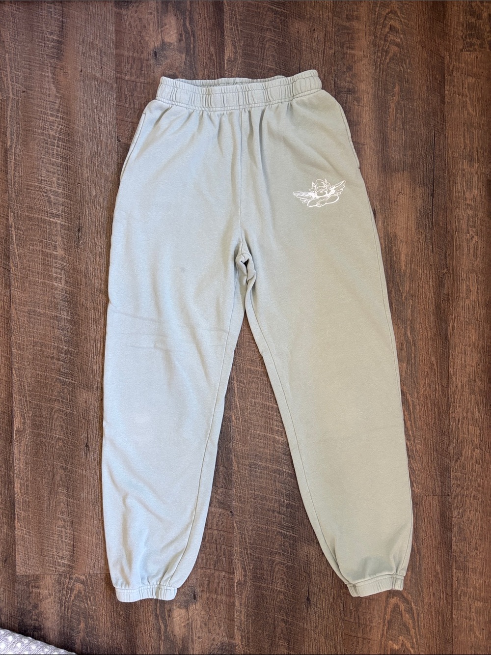 Boys Lie Sage Green Kids Sweat Joggers